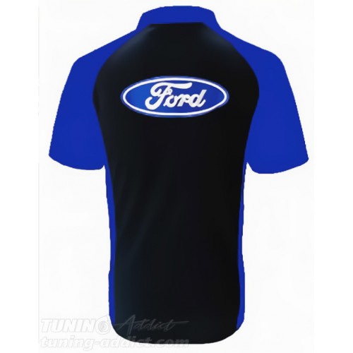 POLO FORD NOIR ET BLEU