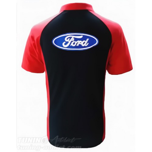 POLO FORD NOIR ET ROUGE