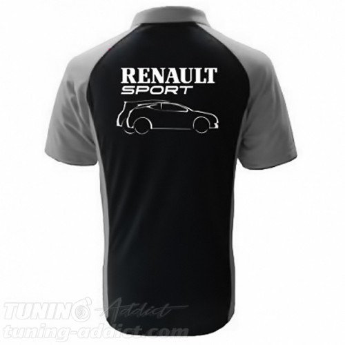 POLO RENAULT SPORT NOIR ET GRIS