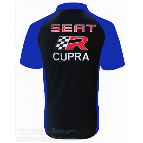 POLO SEAT CUPRA - NOIR / BLEU