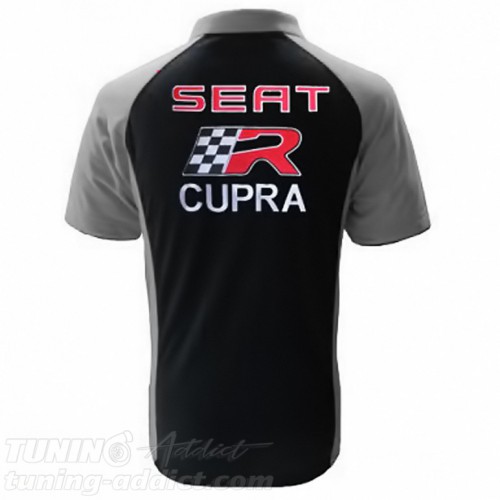 POLO SEAT CUPRA - NOIR / GRIS